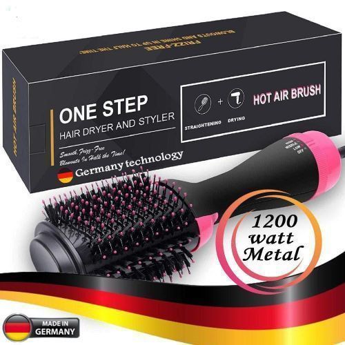 Brosse Soufflante à Air Chaud Multifonction,Sèche-Cheveux,Lisseur,Peigne GERMANY