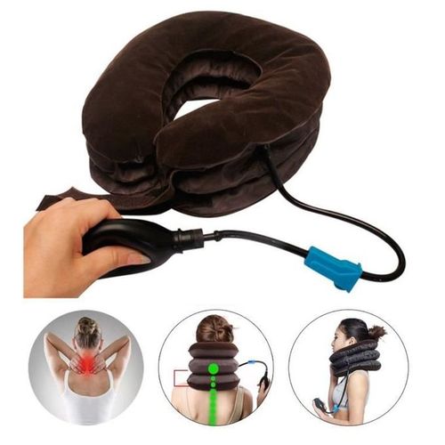 Collier gonflable de soulagement de douleur pour hernie discale cervicale traitement efficace