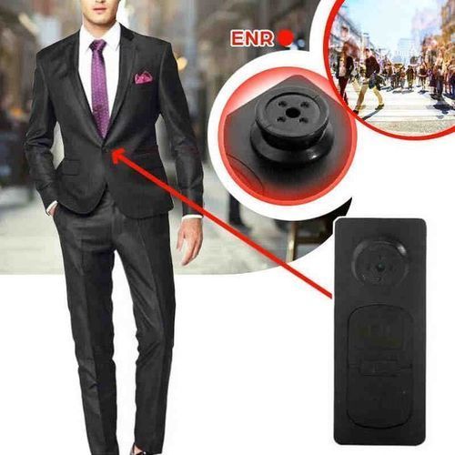 Mini Caméra espion Bouton de chemise Wifi 4K Motion Detection