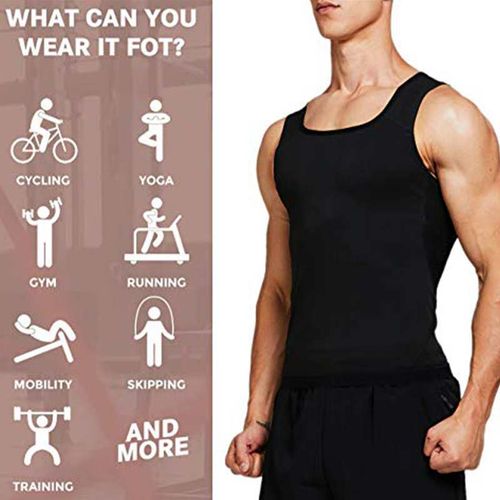 Homme Ceinture De Sudation Sauna,Sport,Entraîneur Abdominal,Perte De Poids Gilet