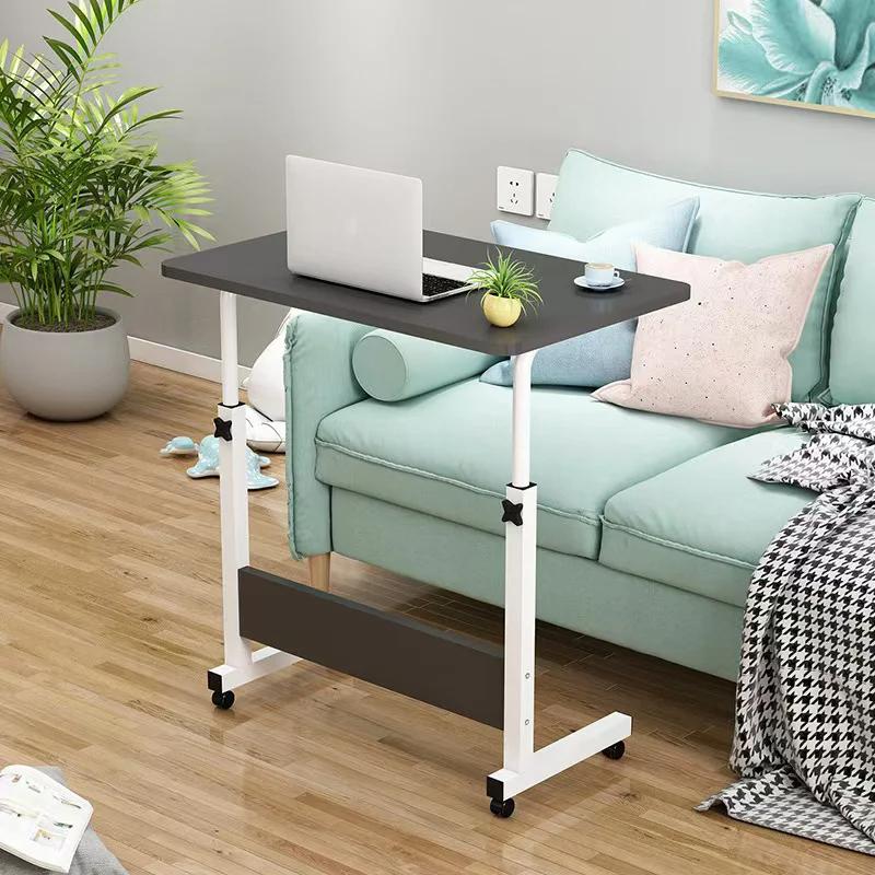 Table de lit à roulettes bureau de chevet bureau pour ordinateur portable