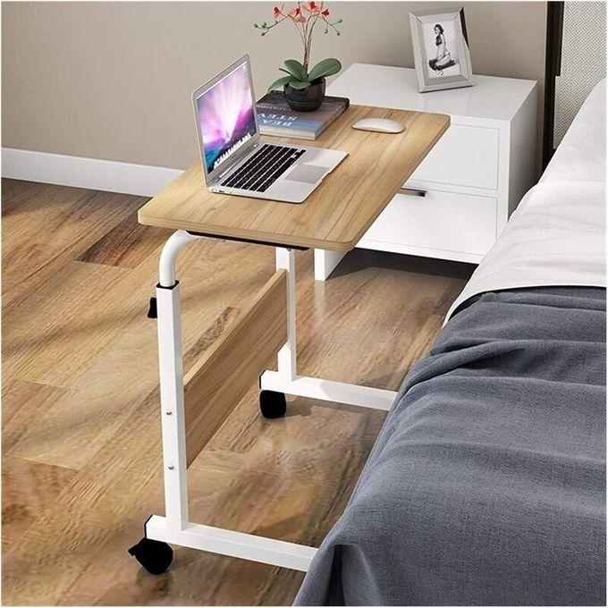 Table Bureau PC portable, Bureau Debout, Hauteur Réglable, Roues avec verrou