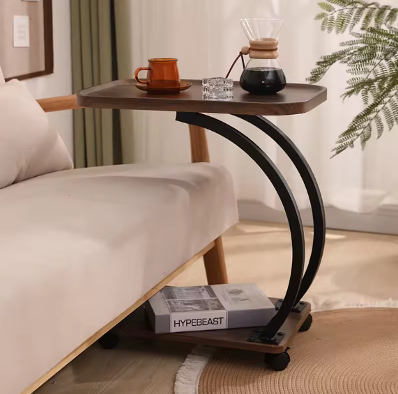 Table Moderne Anti-chute, Table de balcon, support de café artistique Tables Utilitaires Multifonctions